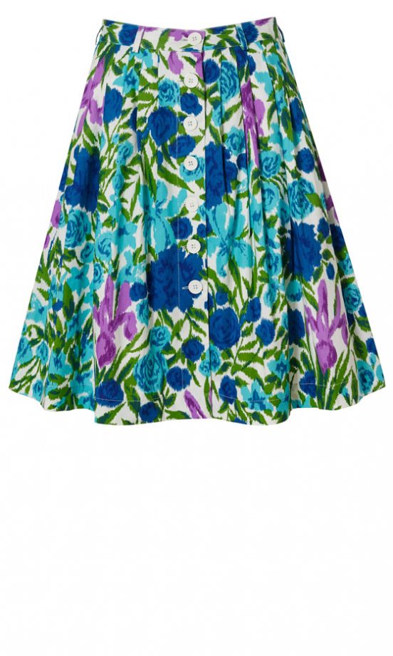 Oliver Bonas Emily And Fin Floral Skirt, £49