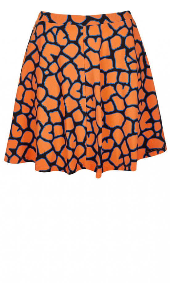 Topshop Giraffe Print Skirt, £20