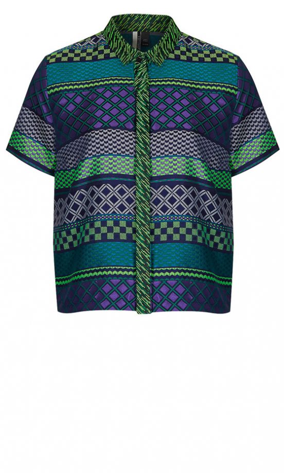 Topshop Aztec Jacquard Shirt, £45