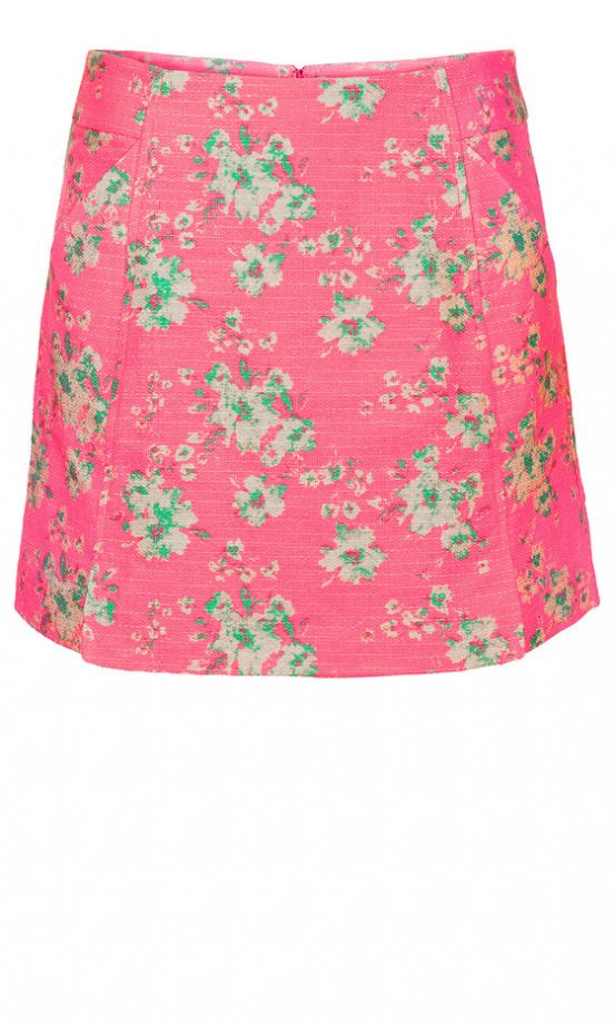Topshop Pink Print Skirt, £34