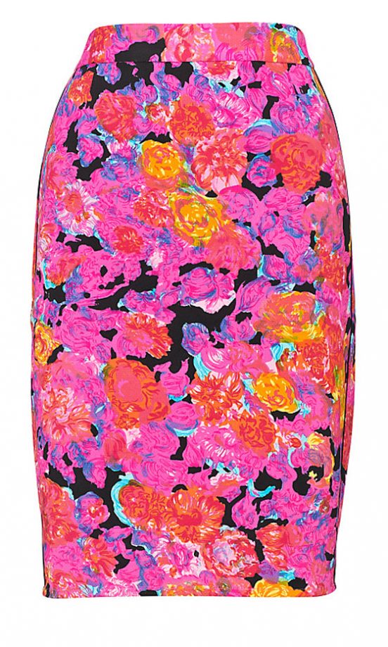 Whistles Floral Pencil Skirt, £110