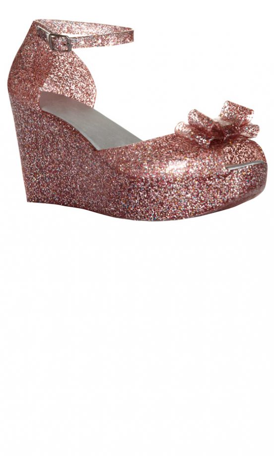 Primark Glittery Jelly Wedges, £10