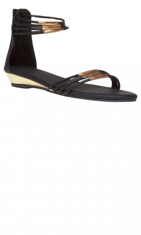 Primark Gold Trim Sandals, £10