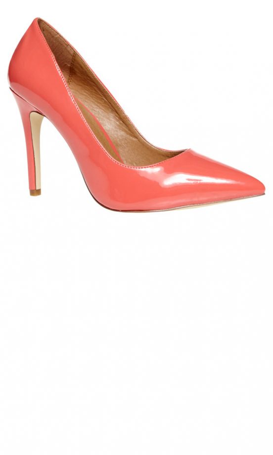 Primark Patent Peach Heels, £10