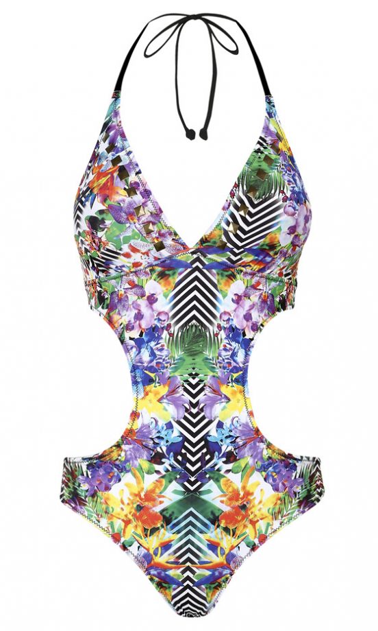 Primark Summer 2013: Mirror Print Cutout Swimsuit, £10