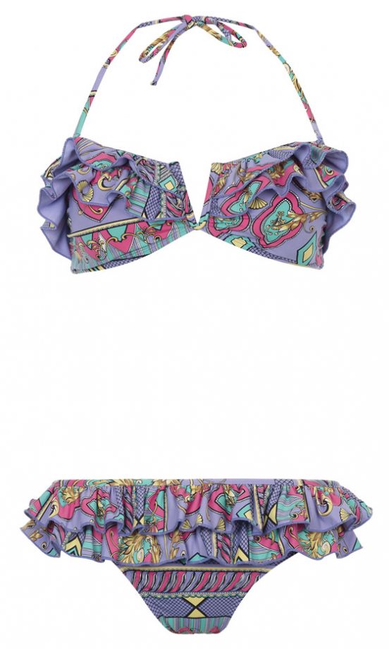 Primark Summer 2013: Printed Frill Bikini Top £6, Bottoms £4