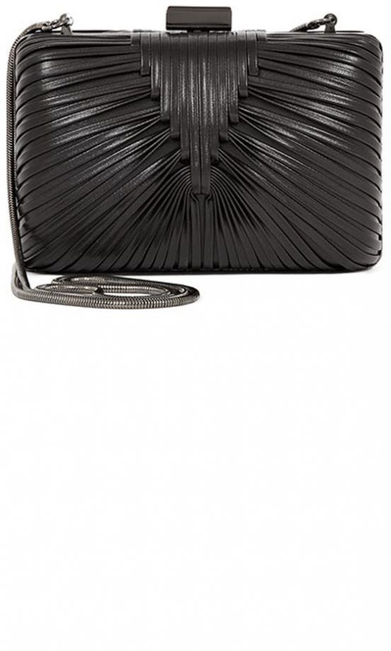 Reiss Black Clutch, £120