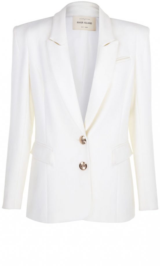 River Island High Summer 2013 White Jacket