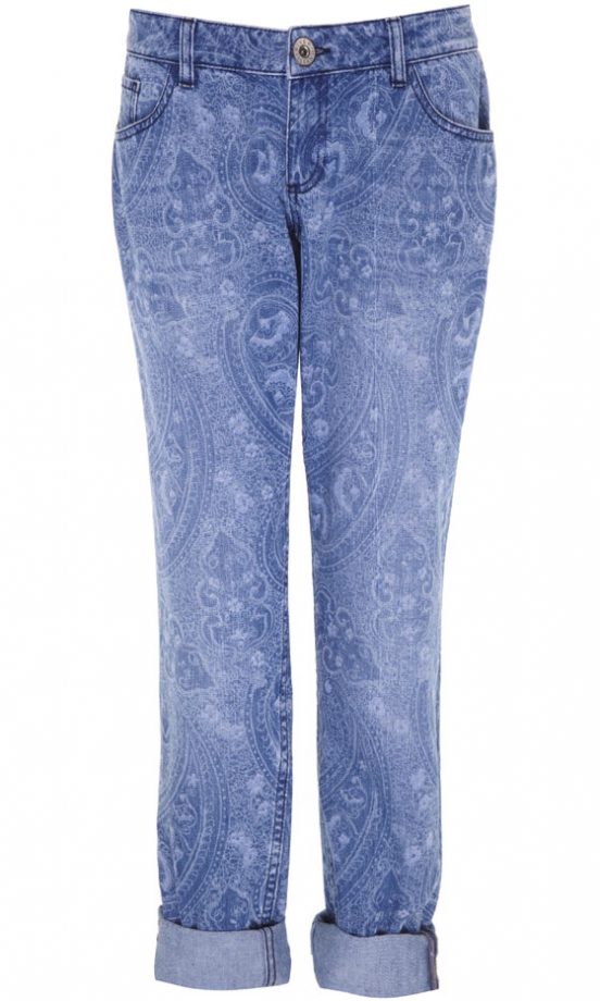 River Island High Summer 2013 Printed Jeans, £