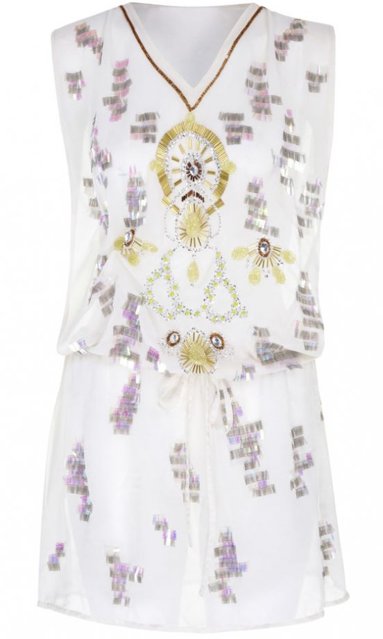 River Island High Summer 2013 Embellished Smock Dress