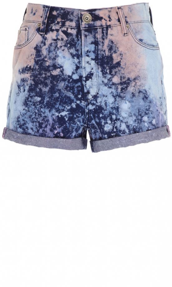 River Island High Summer 2013 Acid Wash Shorts