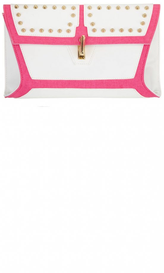 River Island High Summer 2013 Neon Pink Clutch, £25