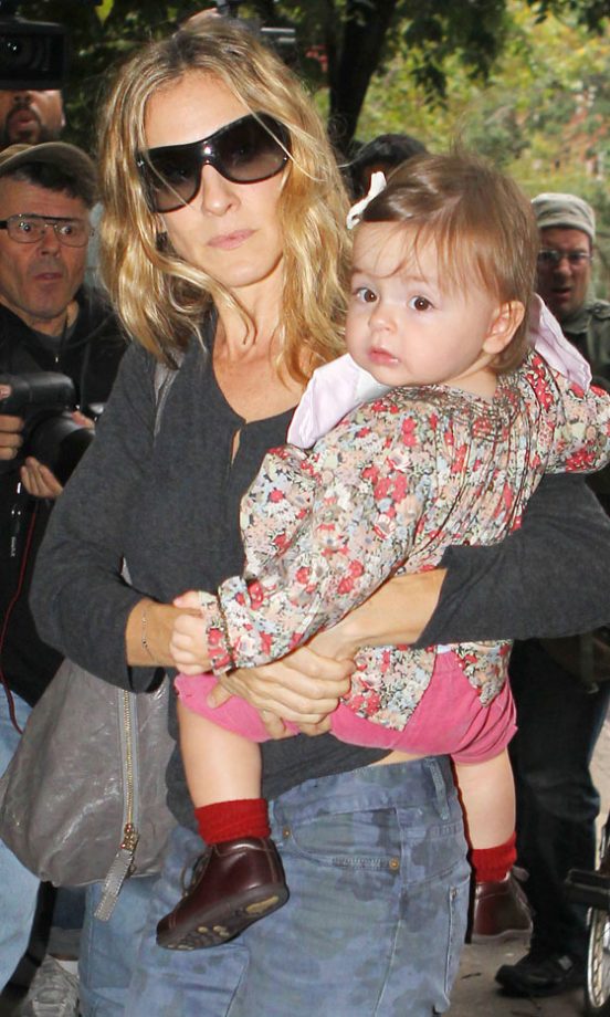 Sarah Jessica Parker With Her Daughter Marion Broderick In New York, 2013