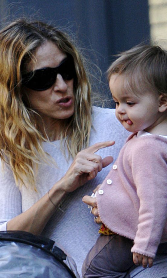 Sarah Jessica Parker With Her Daughter Marion Broderick In New York, 2013