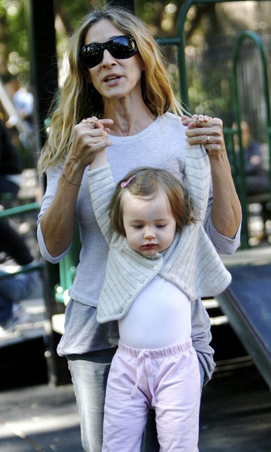 Sarah Jessica Parker With Her Daughter Tabitha Broderick In New York, 2013