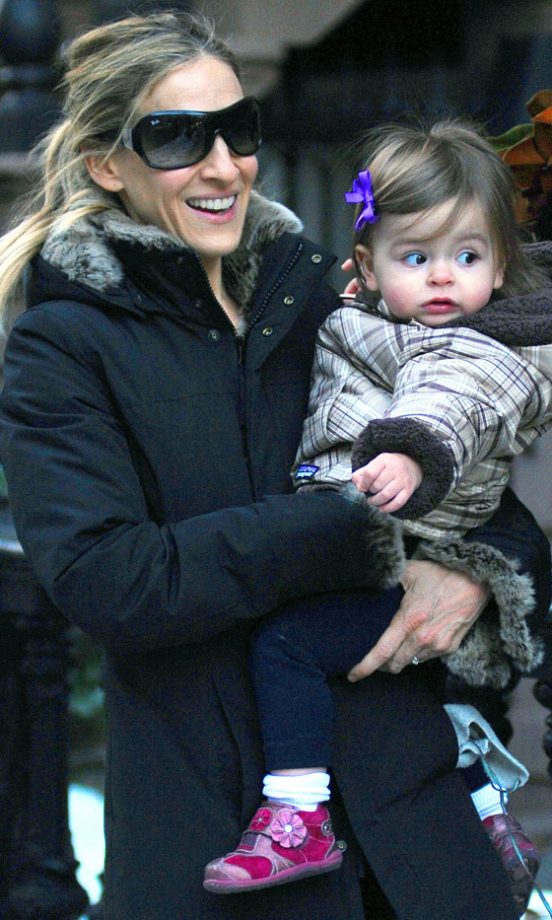 Sarah Jessica Parker With Her Daughter Marion Broderick In New York, 2013