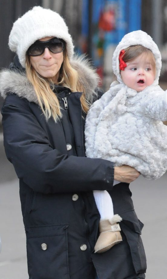 Sarah Jessica Parker With Her Daughter Marion Broderick In New York, 2013