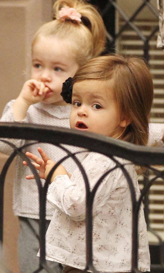 Sarah Jessica Parker's Daughters Marion And Tabitha Broderick In New York, 2013