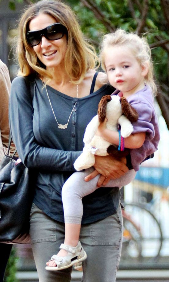 Sarah Jessica Parker With Her Daughter Tabitha Broderick In New York, 2013