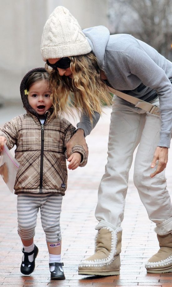 Sarah Jessica Parker With Her Daughter Marion Broderick In New York, 2013