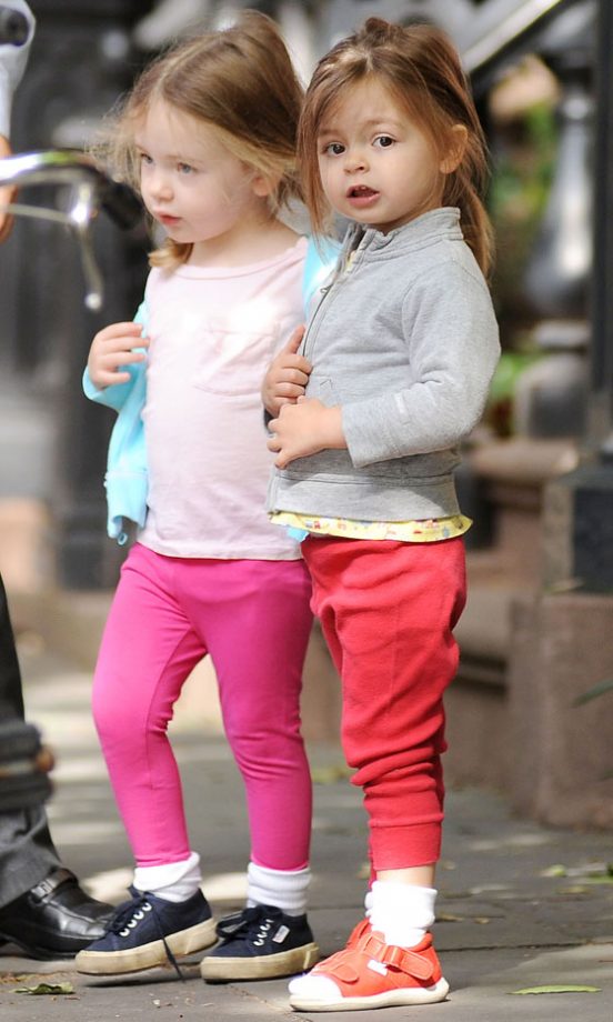 Sarah Jessica Parker's Daughters Marion And Tabitha Broderick In New York, 2013