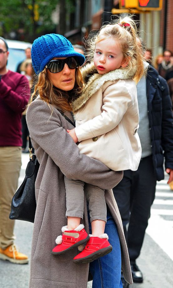 Sarah Jessica Parker With Her Daughter Tabitha Broderick In New York, 2013