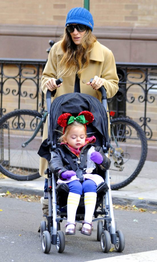 Sarah Jessica Parker With Her Daughter Tabitha Broderick In New York, 2013