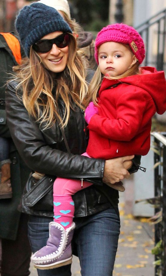 Sarah Jessica Parker With Her Daughter Marion Broderick In New York, 2013