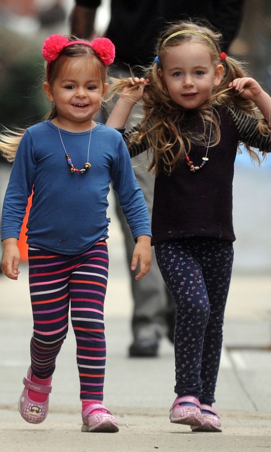 Sarah Jessica Parker's Daughters Marion And Tabitha Broderick In New York, 2013