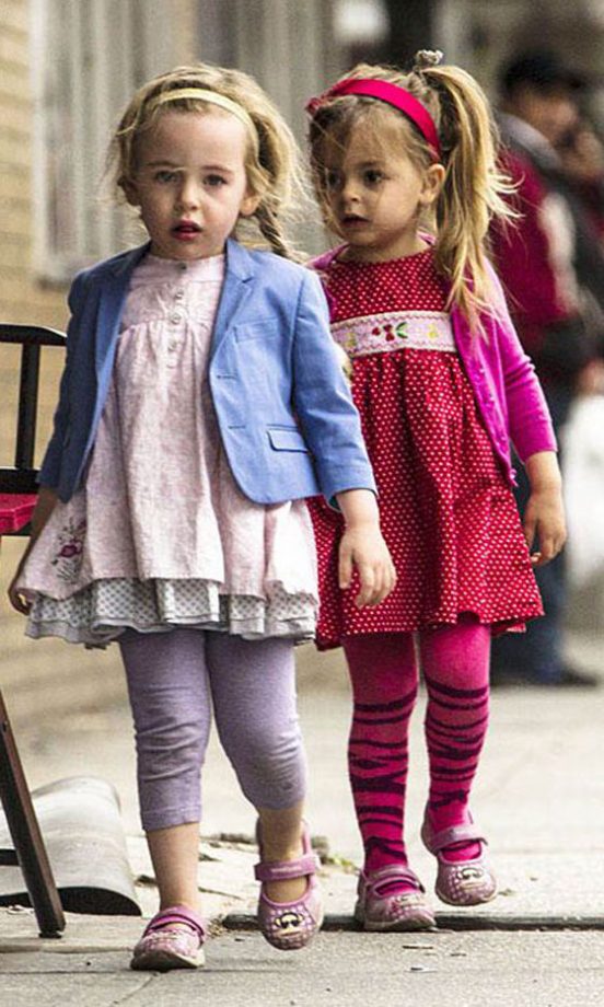 Sarah Jessica Parker's Daughters Marion And Tabitha Broderick In New York, 2013
