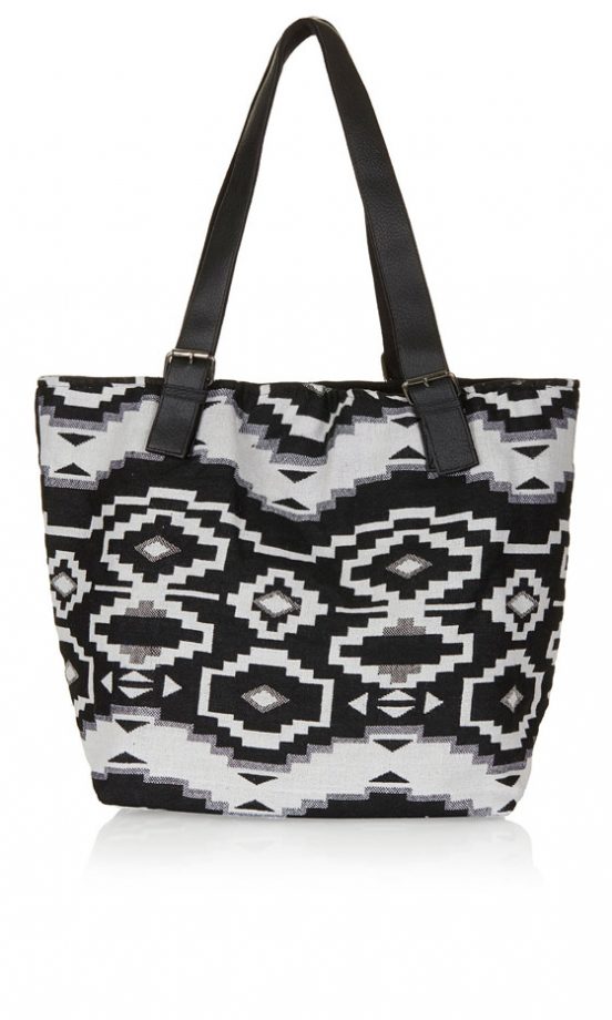 Topshop Aztec Shopper Bag