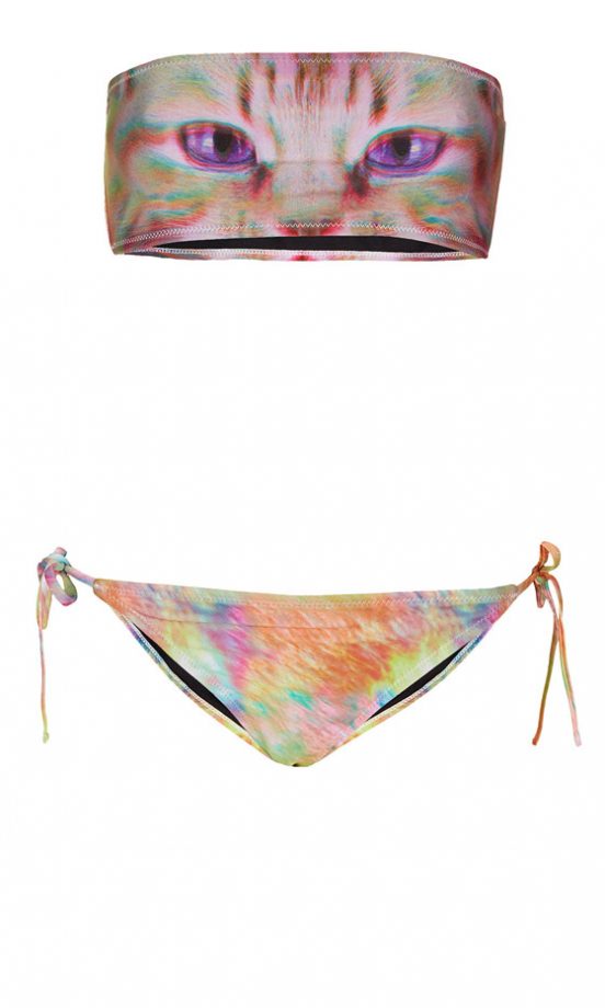 Topshop Cat Graphic Bikini, £32