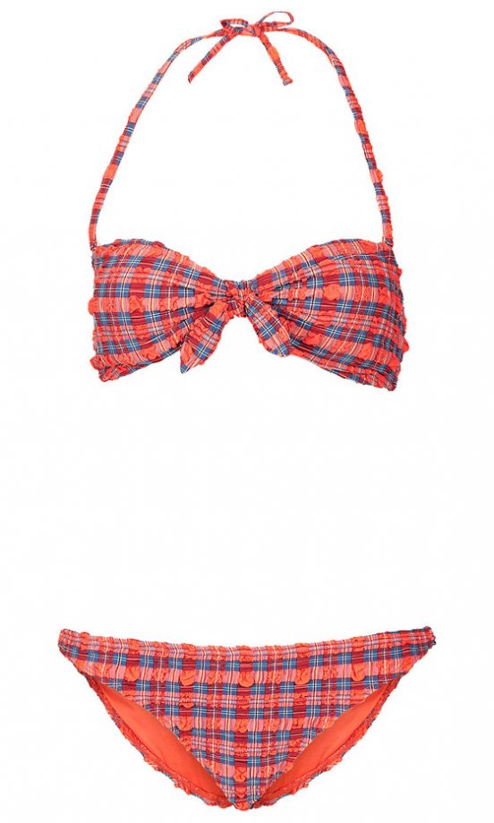 Topshop Check Bikini, £32