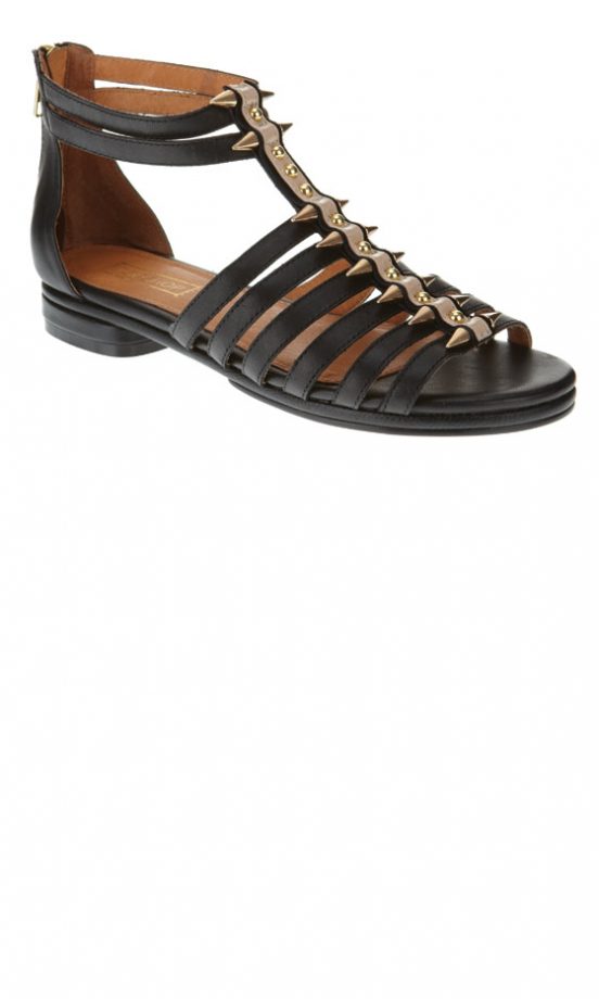 Topshop Black Studded Sandals, £32