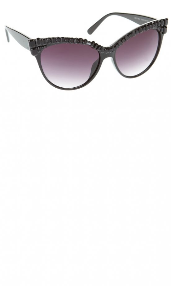 Topshop Black Studded Sunglasses