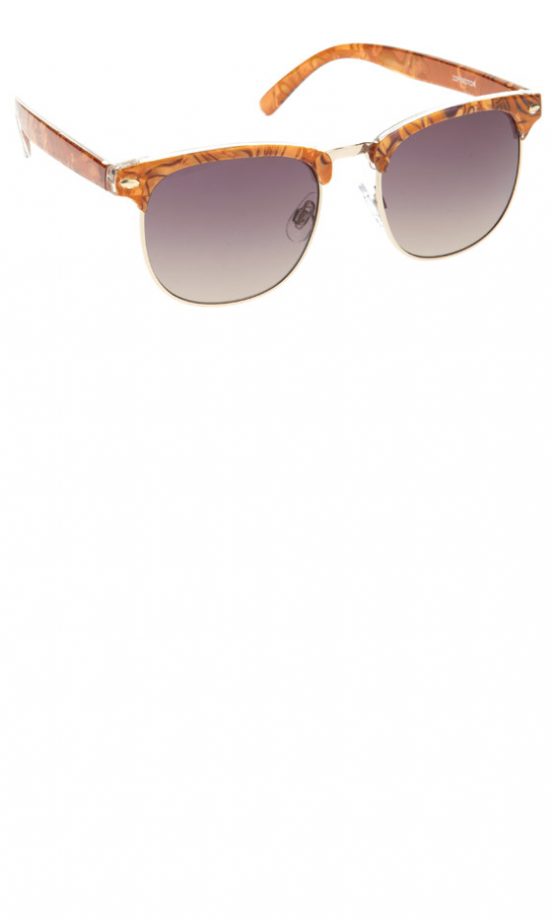Topshop Brown Wayferer Sunglasses