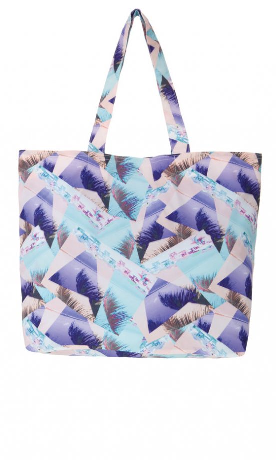 Topshop Printed Tote Bag