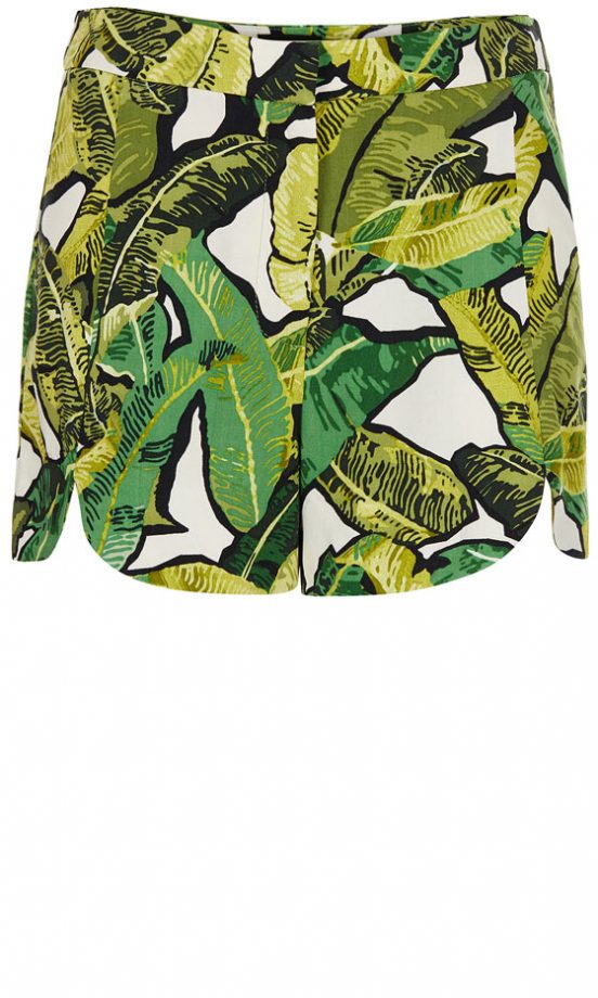 Topshop Palm Print Shorts, £32