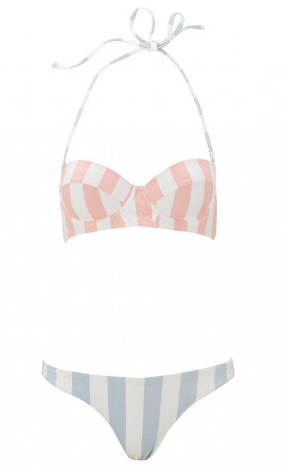 Topshop Pastel Stripe Bikini, £28