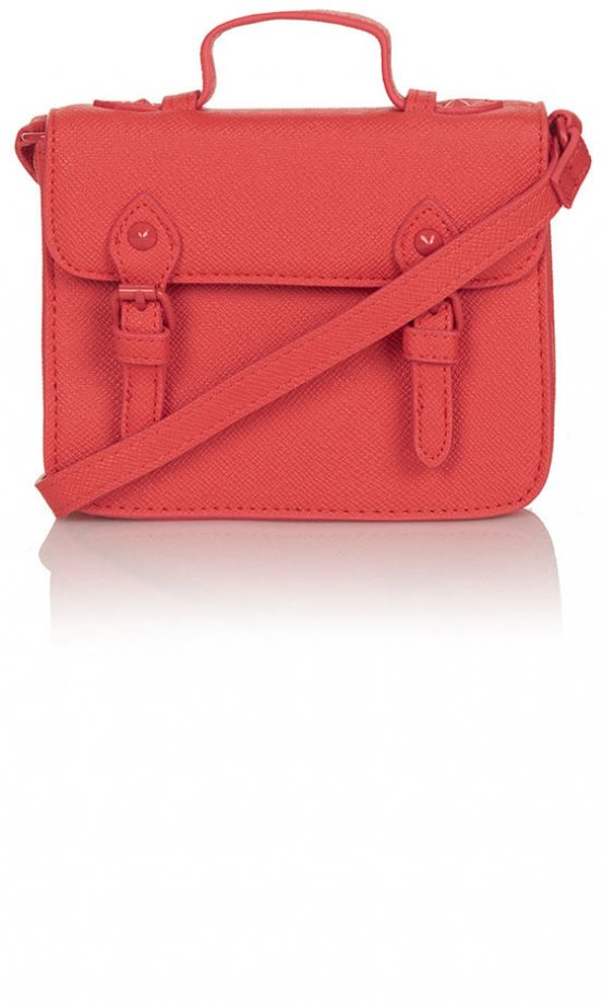 Topshop Mini Red Satchel, £18