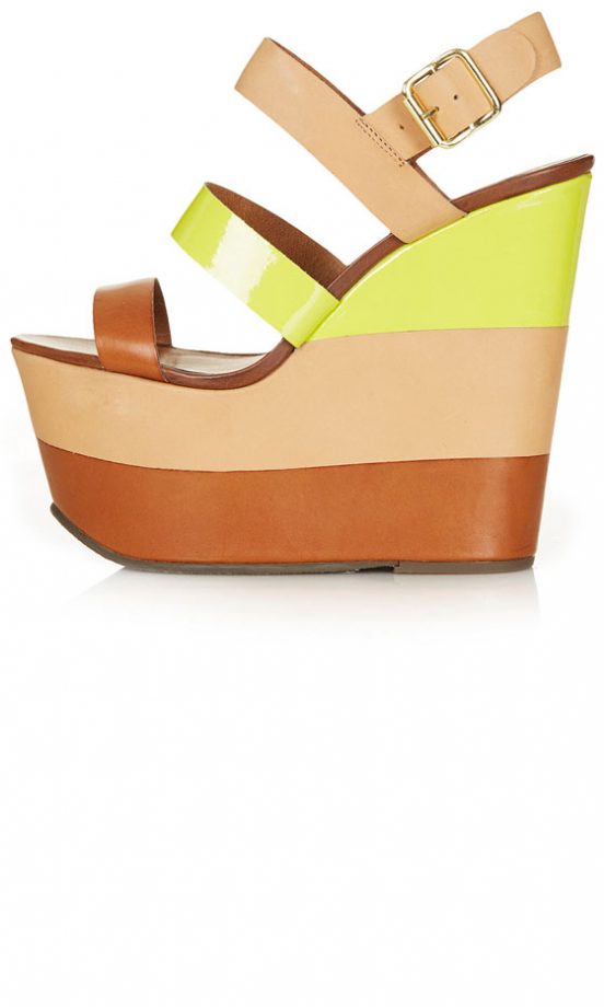 Topshop Stripe Wedges, £75