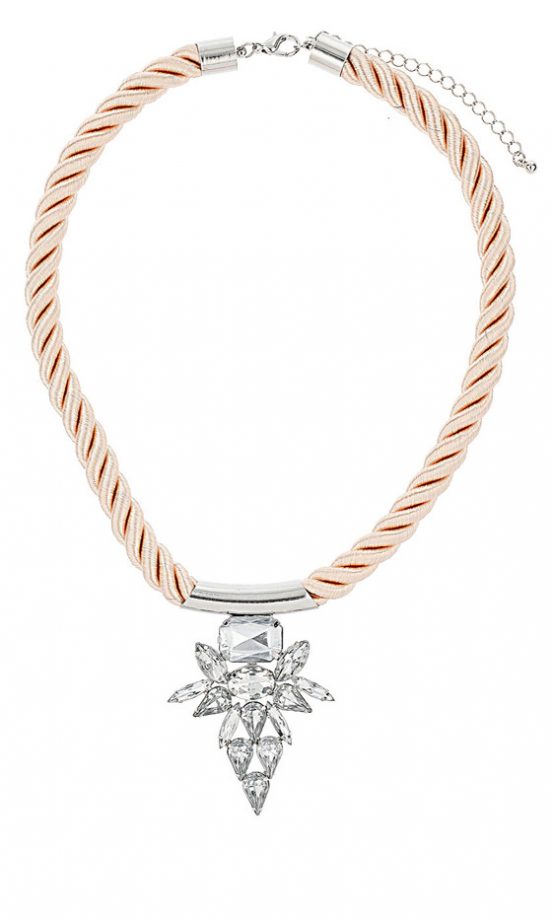 Topshop Cord And Stone Necklace, £14