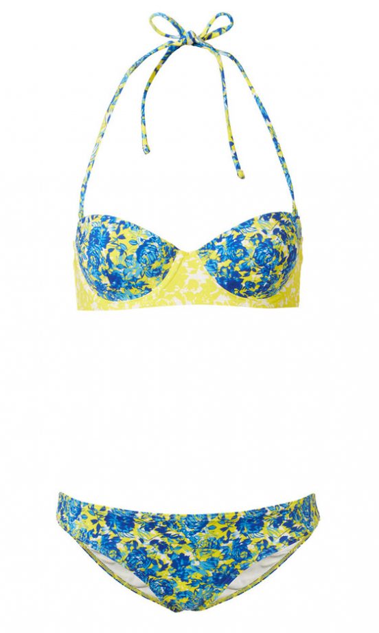 Topshop Floral Bikini Set, £30