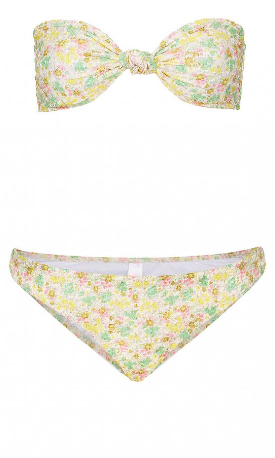 Topshop floral Knot Bikini Set, £30