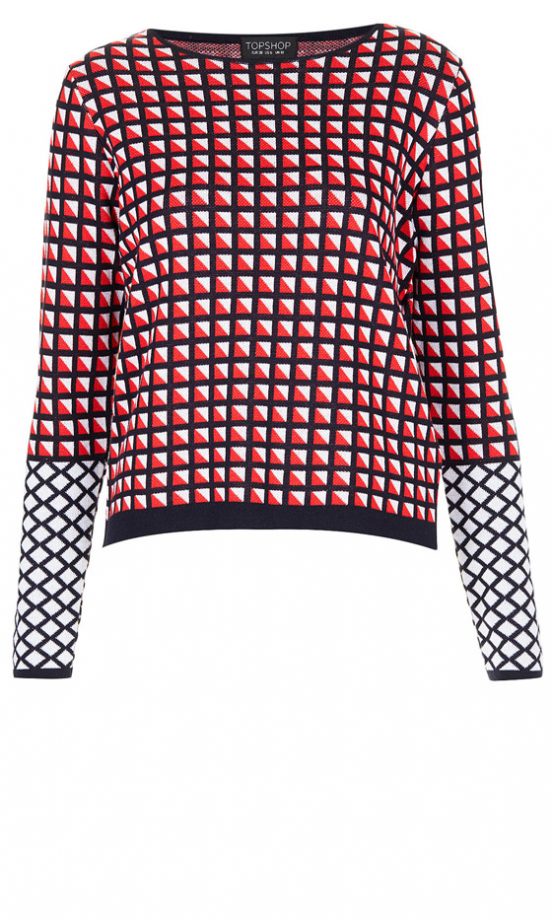 Topshop Geometric Summer Knit Jumper, £40