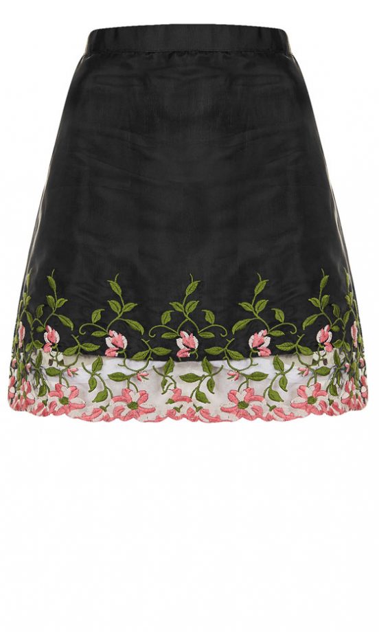 Topshop Organza Hem Skirt, £38