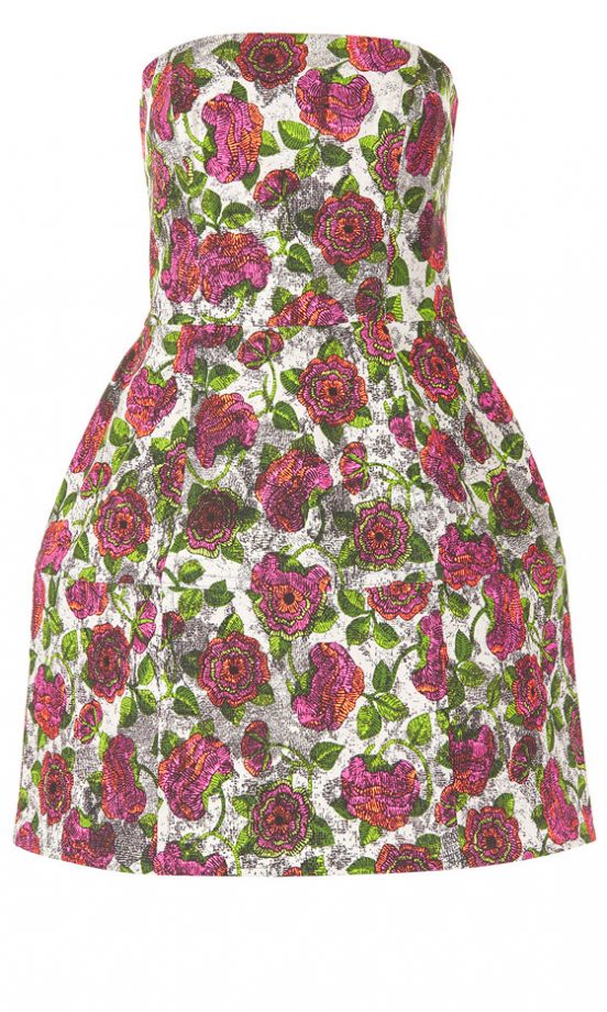 Topshop Printed Lanern Dress, £65