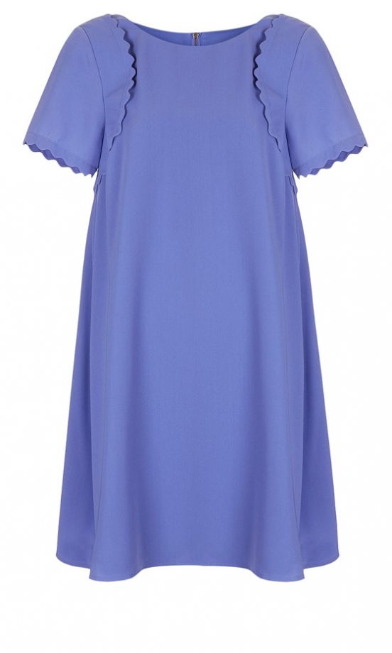 Topshop Scallop Edge Shift Dress, £46