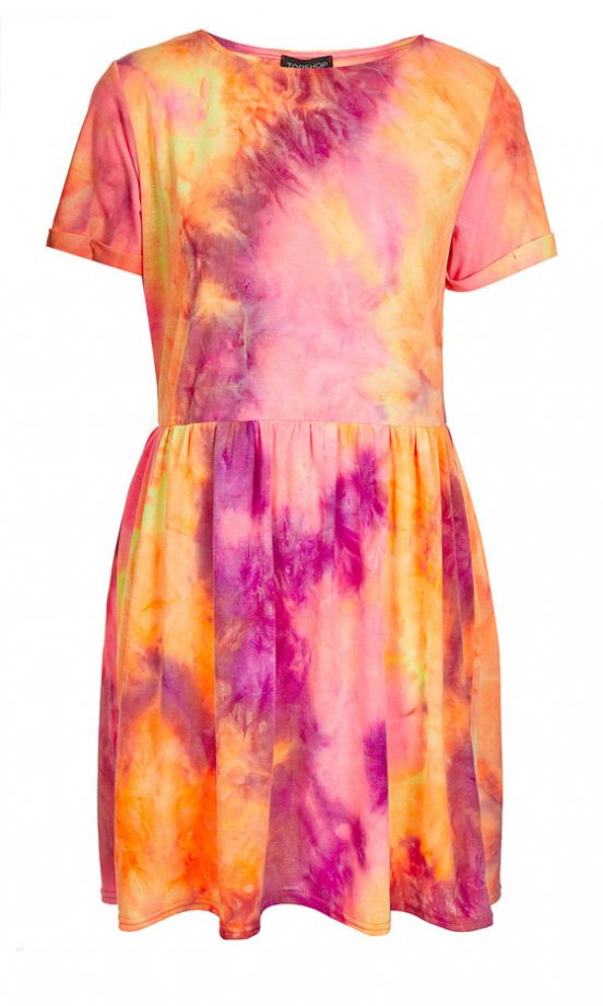 Topshop Tie Dye Skater Dress, £29