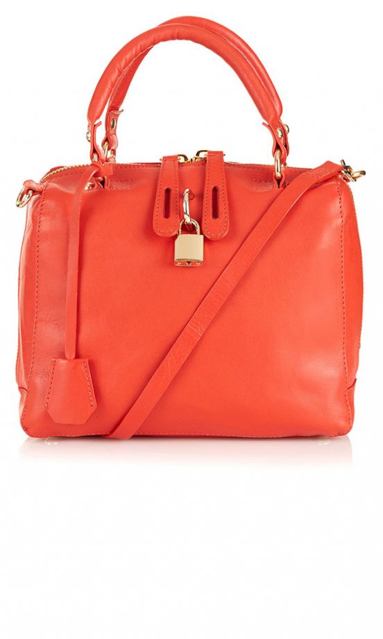 Topshop Orange Padlcok Bag, £75